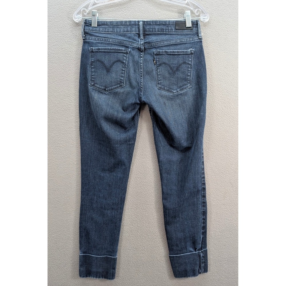 Levi's Women's Demi Curve Skinny Jeans Size 27 Dark Wash Midrise Denim Stretch - Picture 5 of 9